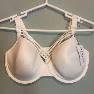 NWT Marlies Dekkers Womens Padded Underwire Push Up Bra White Size 38E